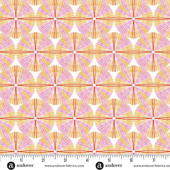 Sunset Cottage by Stephanie Organes Suncatcher Yellow A-10274-Y quilting cotton fabric