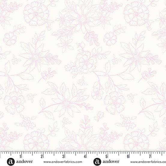 Sunset Cottage by Stephanie Organes Lakeside Garden Cream A-10276-L quilting cotton fabric