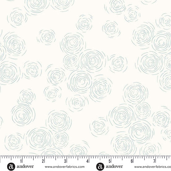 Sunset Cottage by Stephanie Organes Echoes on the Lake Cream A-10277-L quilting cotton fabric