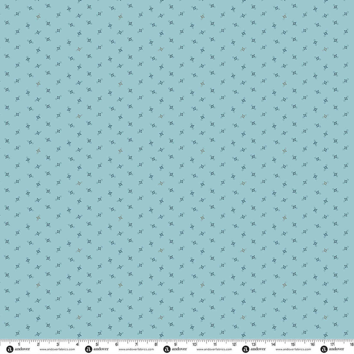 Blue Willow Heartbeat Sky quilting fabric by Laundry Basket Quilts for Andover