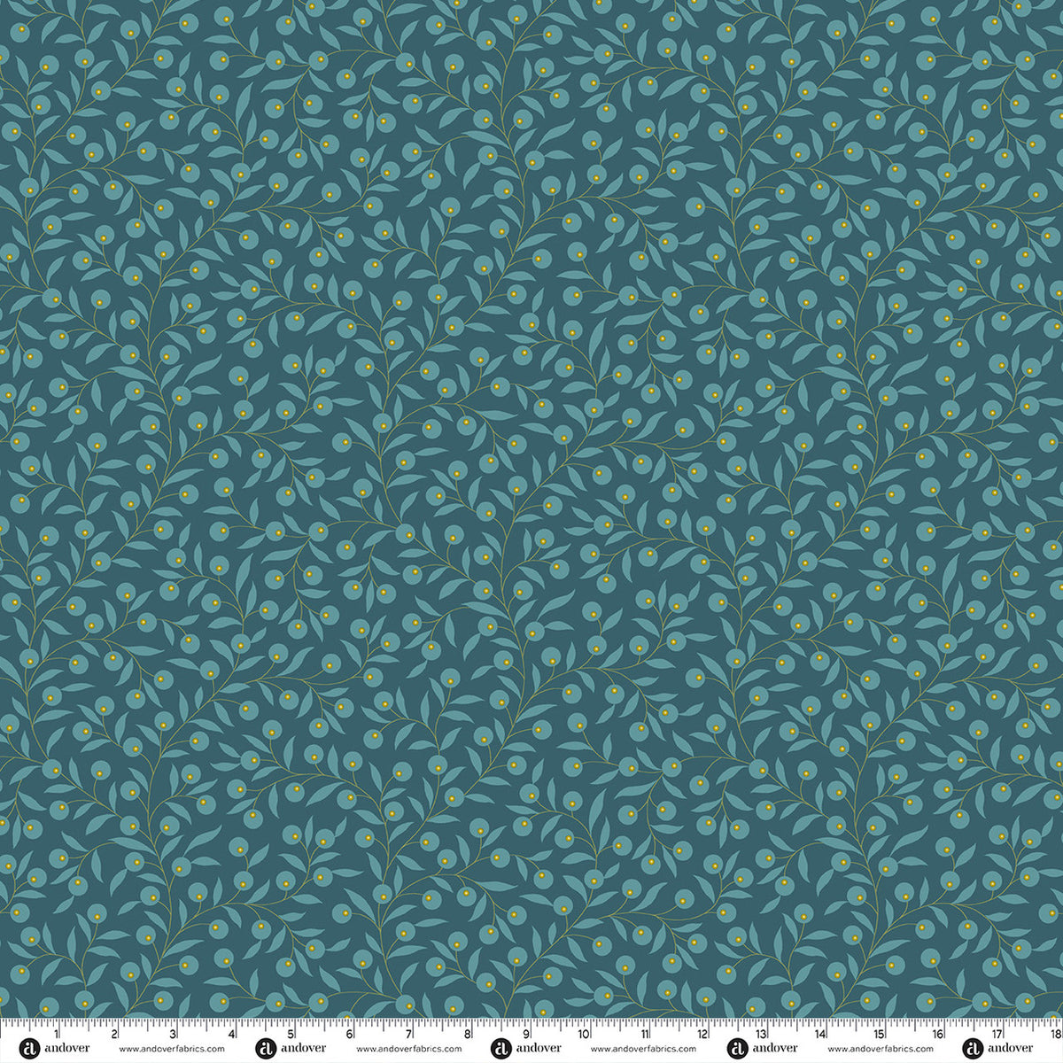 Blue Willow Thimble Dusk quilting fabric by Laundry Basket Quilts for Andover