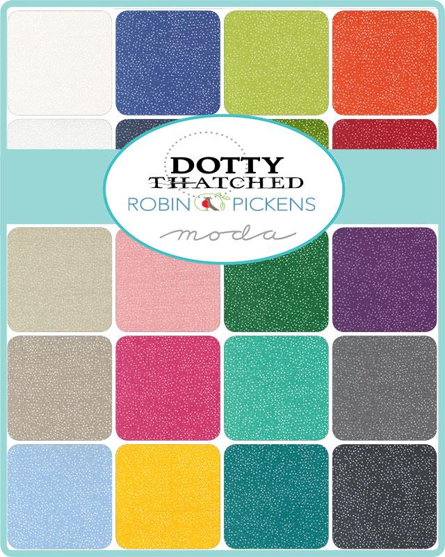 Dotty Thatched Layer Cake by Robin Pickens 42 pcs 48715LC from Moda Fabrics