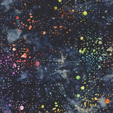 Galactic Paint Splatter 2.0 Batik # 859Q-14 from Windham Fabrics Sold by the Half Yard