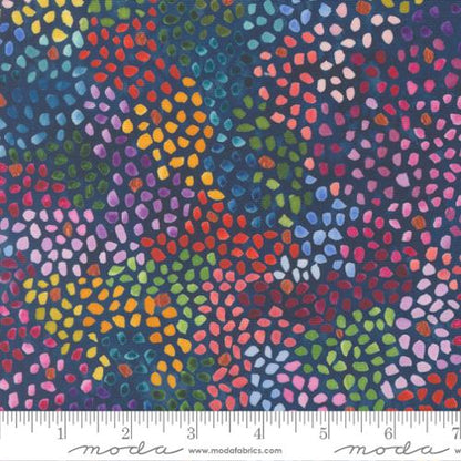 Soulstice  Navy 39871 12 by Laura Muir for the Create Joy Project for Moda Fabrics