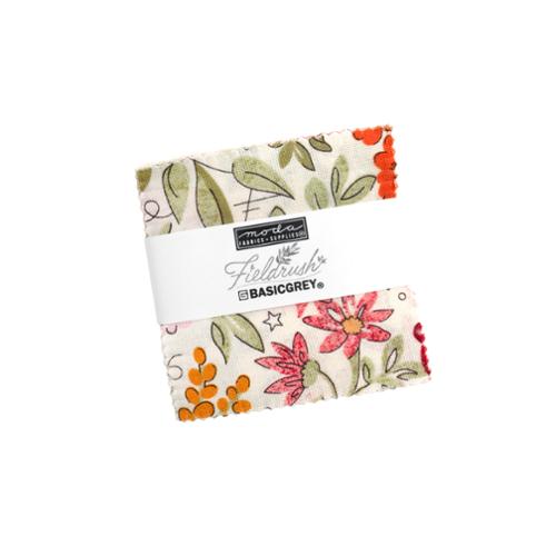 Fieldrush Mini Charm 30780MC Moda Precuts#1 2.5 Inc Squares from Moda Fabrics