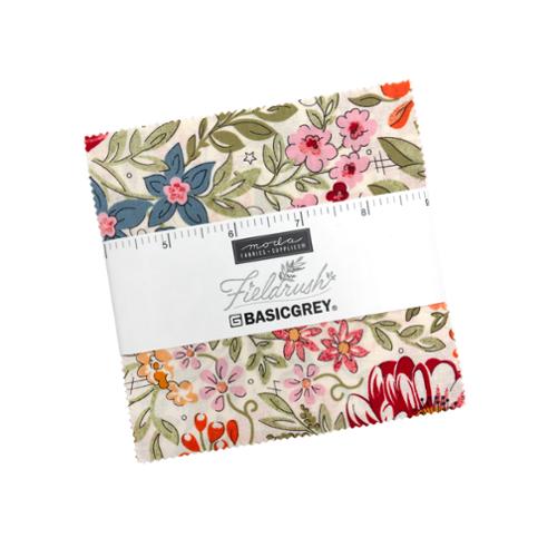 Fieldrush Charm Pack 30780PP Moda Precuts#1 5 Inc Squares from Moda Fabrics