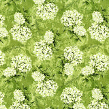 29" remnant Hydrangea Dream Green Sold by the Half Yard