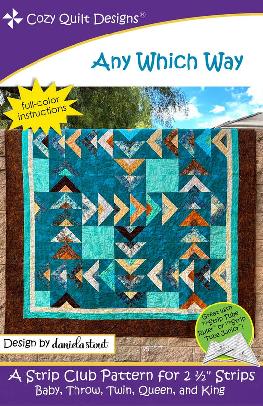 Any Which Way Quilt Pattern from Cozy Quilt Designs