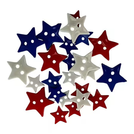 All American Starts Craft & Sewing Buttons # BG-4389 from Buttons Galore