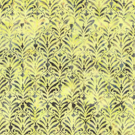 Ornamental Floreale Batik Lemon # BT23211-251 by Karen Gibbs for Riley Blake Designs