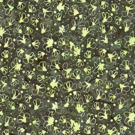 Ornamental Floreale Batik Charcoal # BT23212-157 by Karen Gibbs for Riley Blake Designs