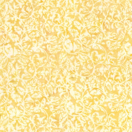 Landscape Floreale Batik Yellow Cream # BT23213-262 by Karen Gibbs for Riley Blake Designs