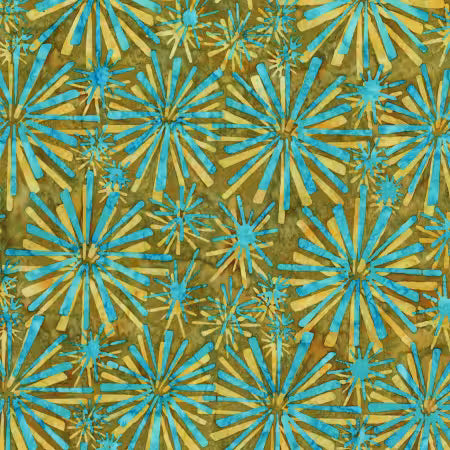 Batiks Retro Revival Antique Gold # BT23270-259 by Tammy Silvers Collection from Riley Blake Designs