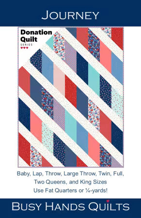 Journey Quilt Pattern # BUS-1021 by Myra Barnes from Busy Hands