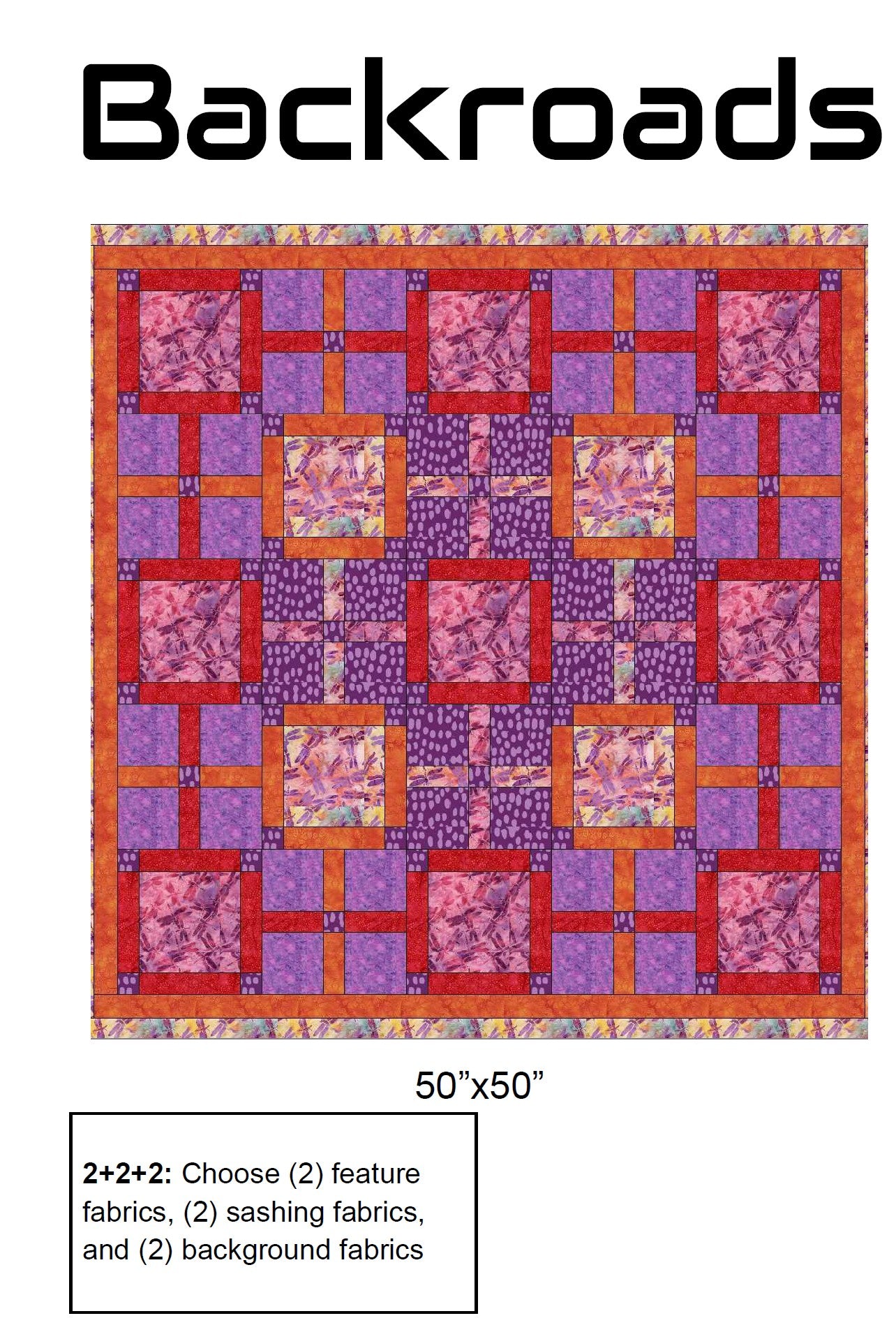 Backroads Quilt Pattern by Teresa Coenen – Stitchin' Tree from The Quilting Bea