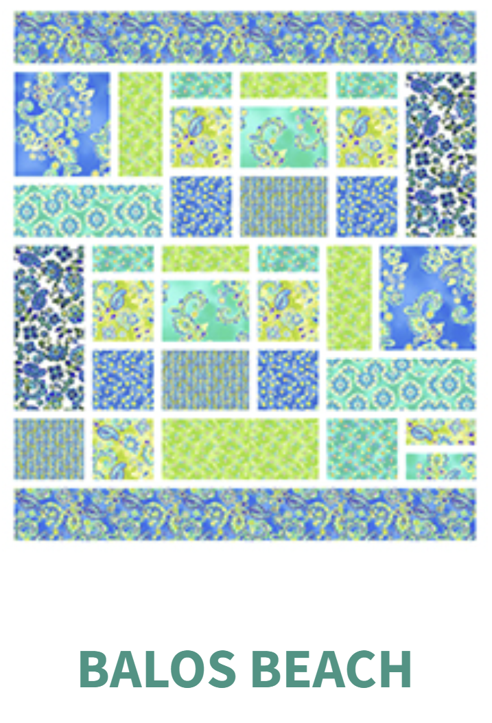 Balos Beach Free Quilt Pattern