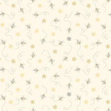 Birds and Bees by Cindy Staub Collection Cream Bees R190742D-Cream From Marcus Fabrics Sold by the Half Yard