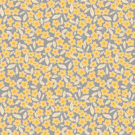 Birds and Bees by Cindy Staub Collection Gray Birds & Bees R190744D-Gray From Marcus Fabrics Sold by the Half Yard