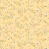 Birds and Bees by Cindy Staub Collection Yellow Birds R190741D-YELLOW From Marcus Fabrics Sold by the Half Yard