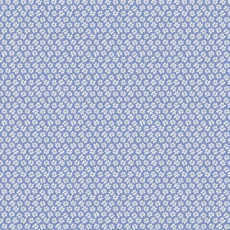 Flora No. 6 Ditsy Periwinkle # C14463R-PERIWINKLE from Riley Blake Designs Sold by the Half Yard