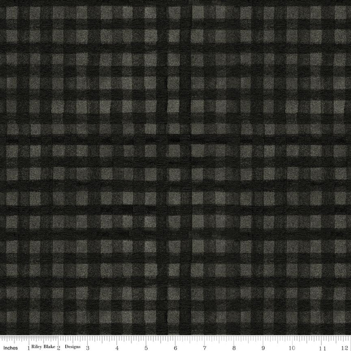 Northern Christmas by Teresa Kogut Buffalo Check Black C17835-BLACK quilting cotton fabric