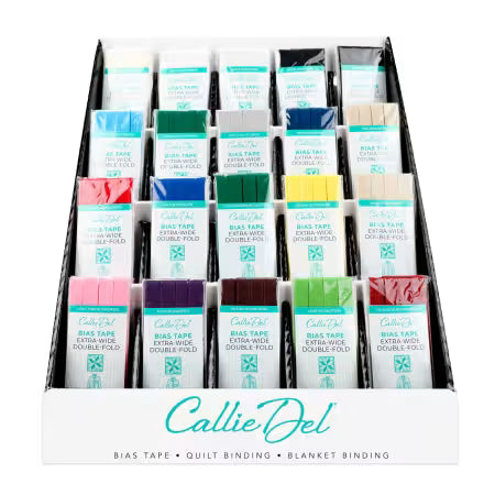 Extra Wide Double Face Bias Tape Asst CD879N1999 from Callie Del FB111925 Collection