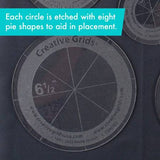 Creative Grids Quilt Ruler Circles (5 Discs with Grips) Quilt Ruler # CGRCRCL