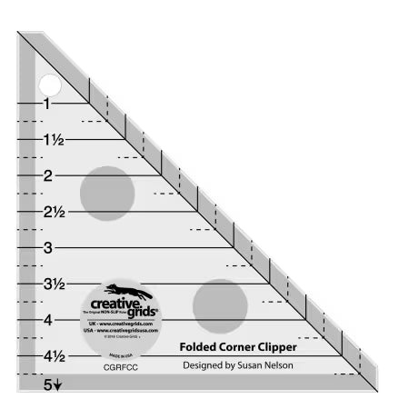 Creative Grids Quilt Ruler Folded Corner Clipper Tool # CGRFCC from Creative Grids