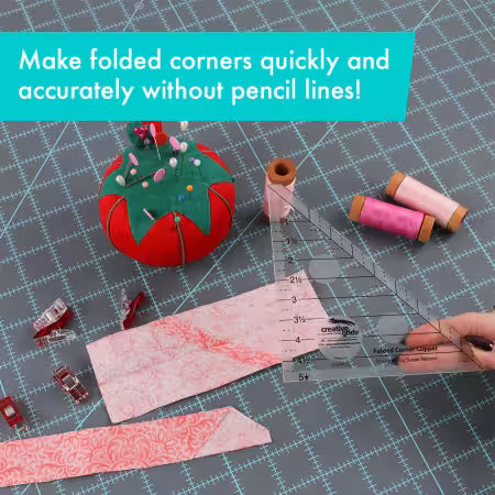 Creative Grids Quilt Ruler Folded Corner Clipper Tool # CGRFCC from Creative Grids