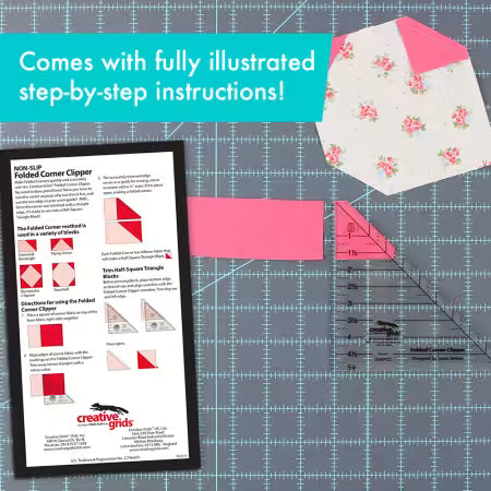 Creative Grids Quilt Ruler Folded Corner Clipper Tool # CGRFCC from Creative Grids