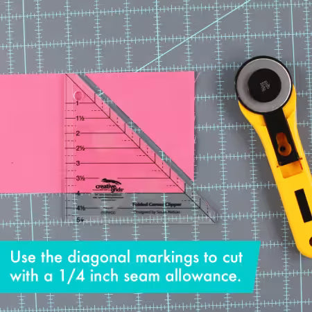 Creative Grids Quilt Ruler Folded Corner Clipper Tool # CGRFCC from Creative Grids