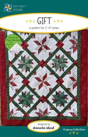 Gift Quilt Pattern # CQD01246 from Cozy Quilt Designs