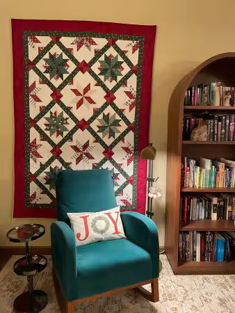 Gift quilt pattern, additional view, CQD01246 from Cozy Quilt Designs