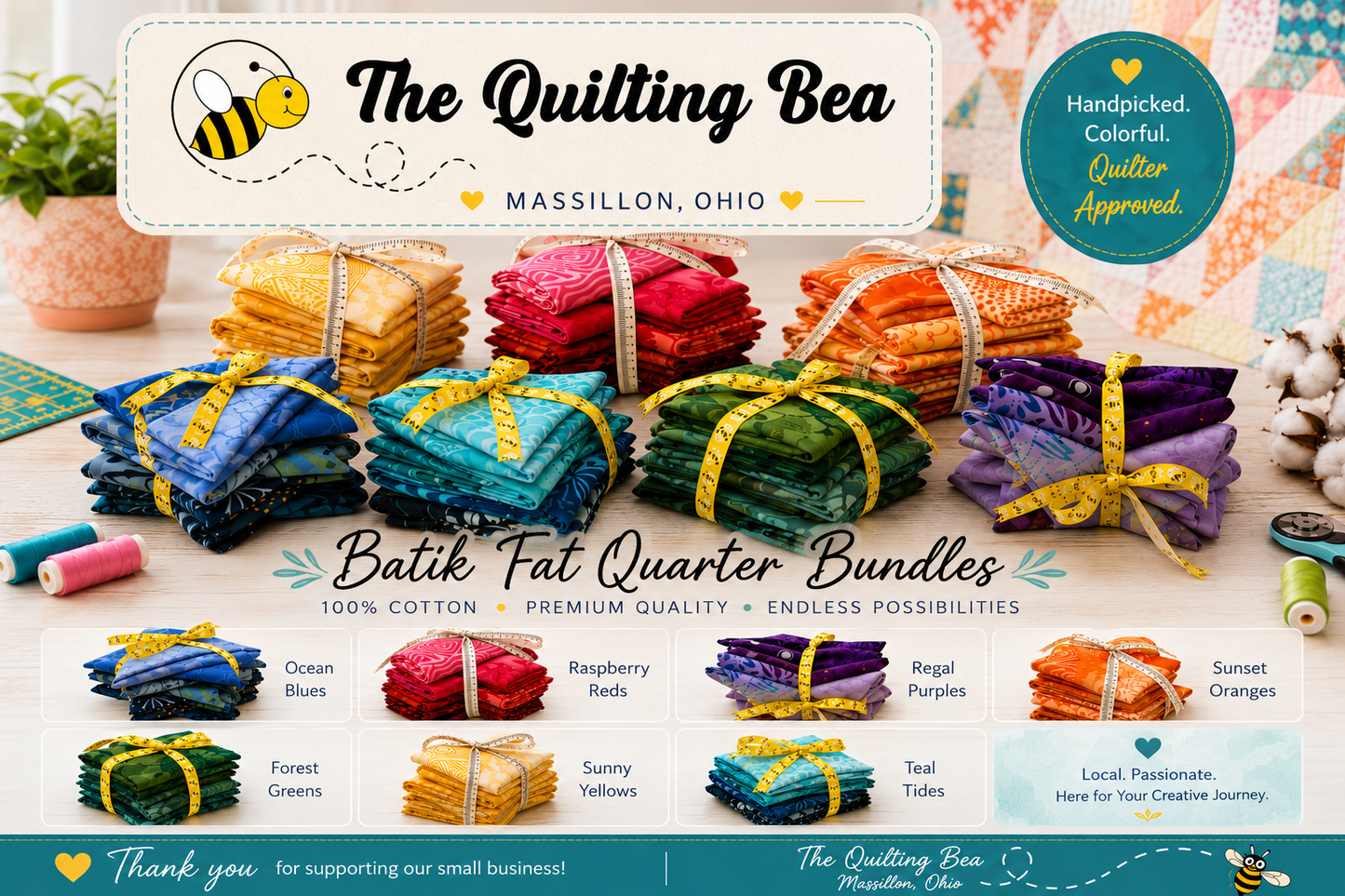 Batik Fat Quarter Bundles