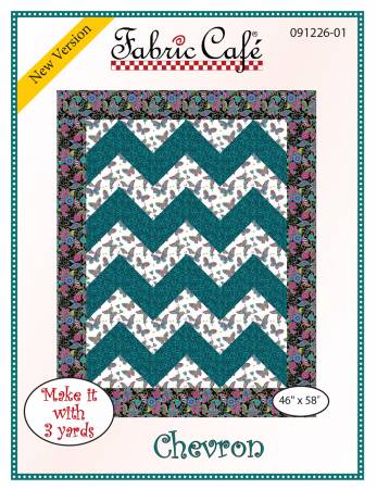 Chevron 3-Yard Quilt Pattern from Fabric Cafe