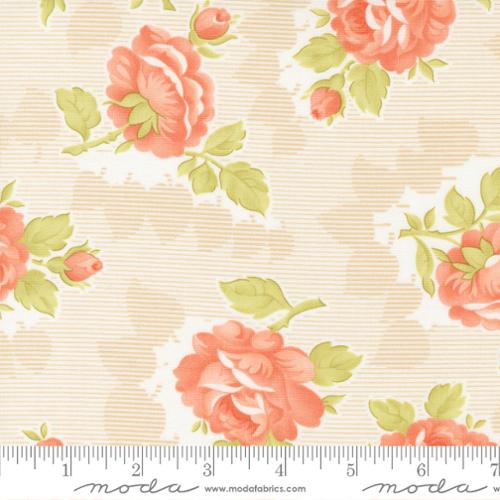 Cinnamon Cream Flax 20450 21 from Moda Fabrics Sold by the Half Yard