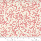 Remnant 32.5” Cranberries Cranberry Swirl Soiree Blender Scroll from Moda Fabrics