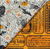 Busy Bea Bundle Table Runner - Cats in a Spooky In the Patch with Orange Tickets