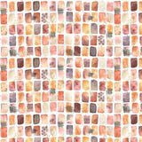 Desert Bloom Painted Squares # DBLO5211-W From P & B Textiles Sold by the Half Yard