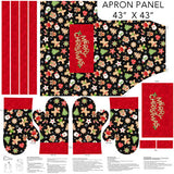 Sugar Coated Apron and Oven Mit Panel DP27137-24 from Northcott Fabrics 43