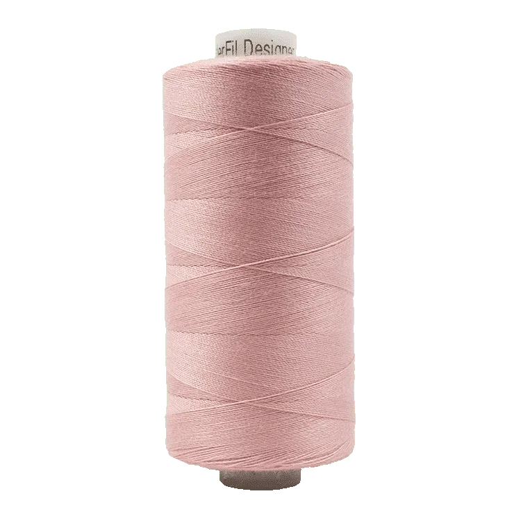 Pink polyester sewing thread spool, all-purpose 40wt