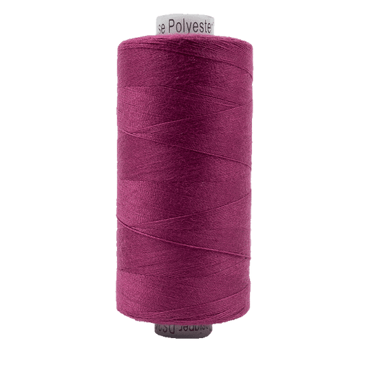 Purple all-purpose polyester thread spool, 40wt, 1000m