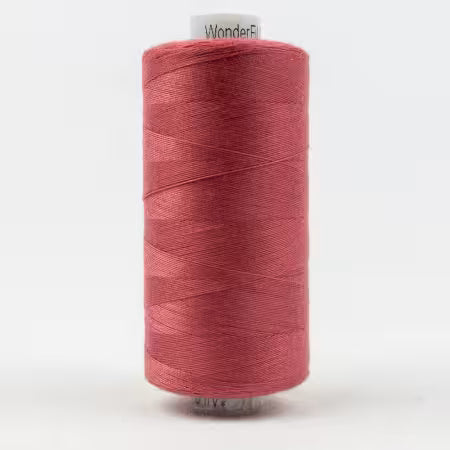 Wonderfil Designer All Purpose Polyester 40wt 1000m Coral Bell # DS-331