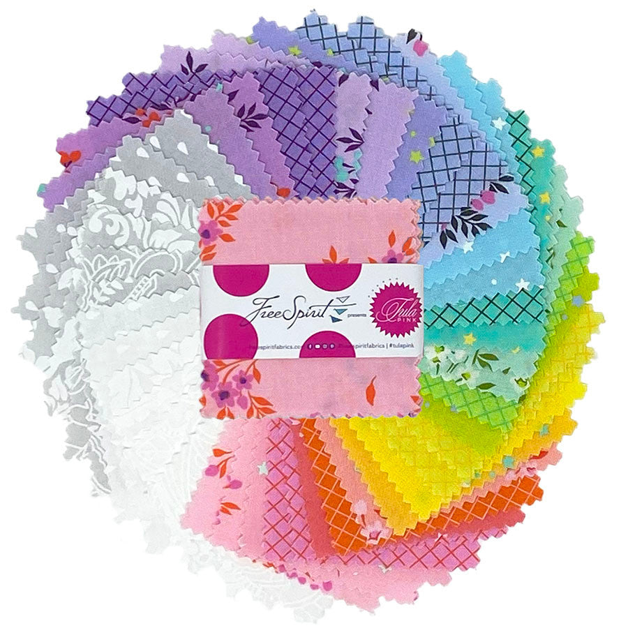 2025 True Colors - Mini Charm PackTula Pink SKU: FB18MCTP.TRUECOLORS from FreeSpirit Fabrics