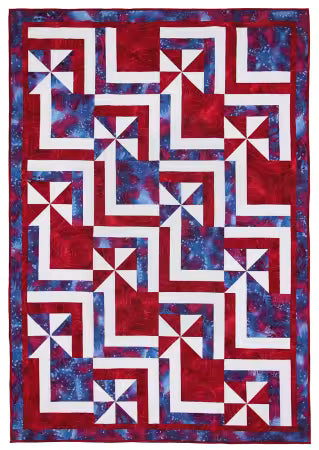 Make It Patriotic with 3-Yard Quilts by Fran Morgan FC032342 from Fabric Cafe
