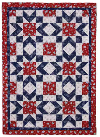 Make It Patriotic with 3-Yard Quilts by Fran Morgan FC032342 from Fabric Cafe
