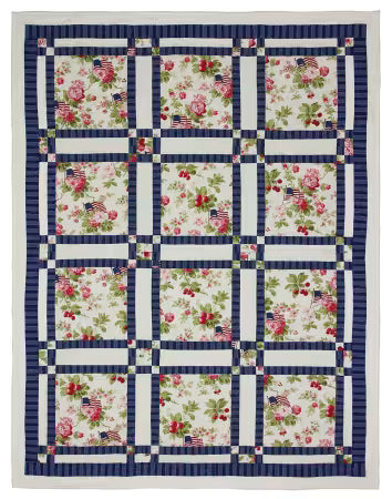 Make It Patriotic with 3-Yard Quilts by Fran Morgan FC032342 from Fabric Cafe