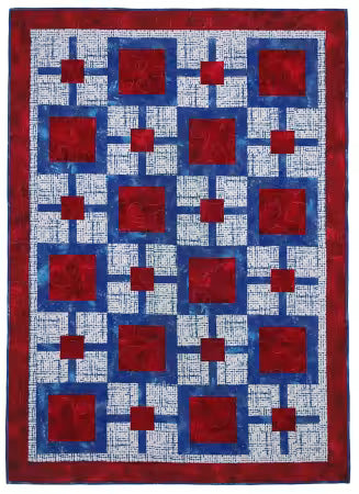 Make It Patriotic with 3-Yard Quilts by Fran Morgan FC032342 from Fabric Cafe