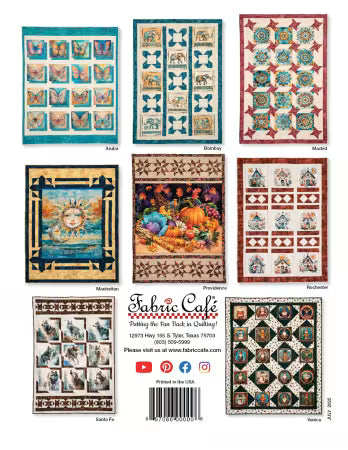 Panel Perfect 3-Yard Quilts # FC032543 from Fabric Cafe