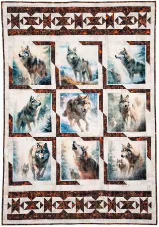 Panel Perfect 3-Yard Quilts # FC032543 from Fabric Cafe